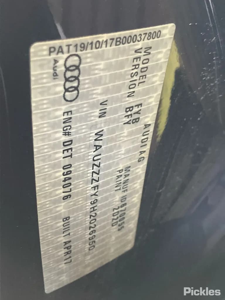 2018 Audi Q5 Used VIN WAUZZZFY9H2026950 – engine bay 2018 Audi Q5 Used VIN WAUZZZFY9H2026950 – engine bay