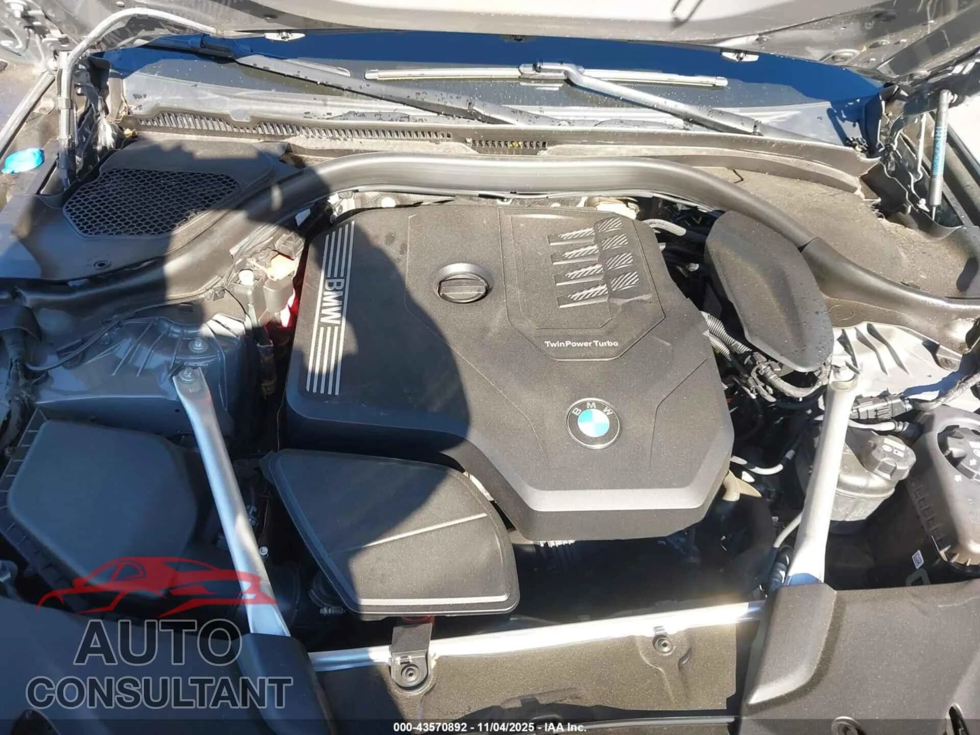 2021 BMW 530I Damaged VIN WBA13BJ00MWX15818 – odometer reading 2021 BMW 530I Damaged VIN WBA13BJ00MWX15818 – odometer reading