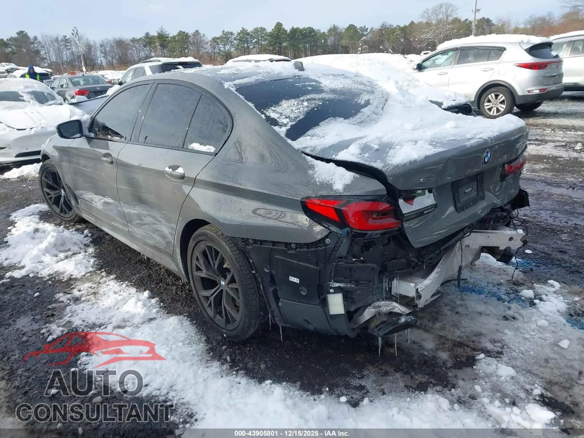 2022 BMW 530 Damaged VIN WBA13BJ07NCJ40720 – side profile 2022 BMW 530 Damaged VIN WBA13BJ07NCJ40720 – side profile