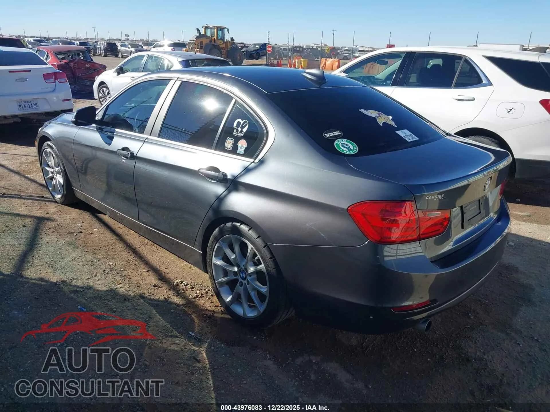 2015 BMW 320I Damaged VIN WBA3B1G53FNN91366 – side profile 2015 BMW 320I Damaged VIN WBA3B1G53FNN91366 – side profile