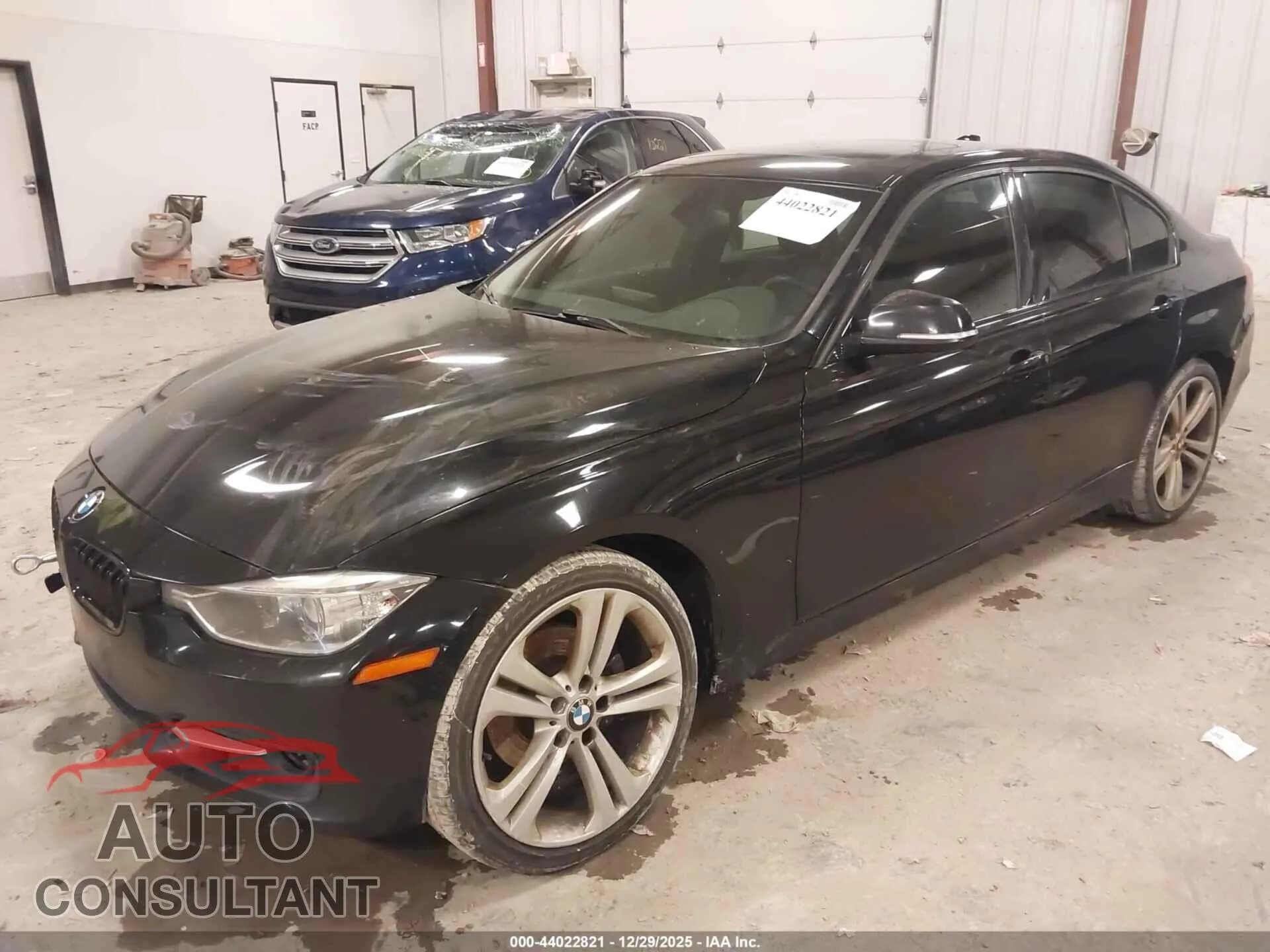 2014 BMW 328I Damaged VIN WBA3B3G57ENR83115 – rear exterior 2014 BMW 328I Damaged VIN WBA3B3G57ENR83115 – rear exterior