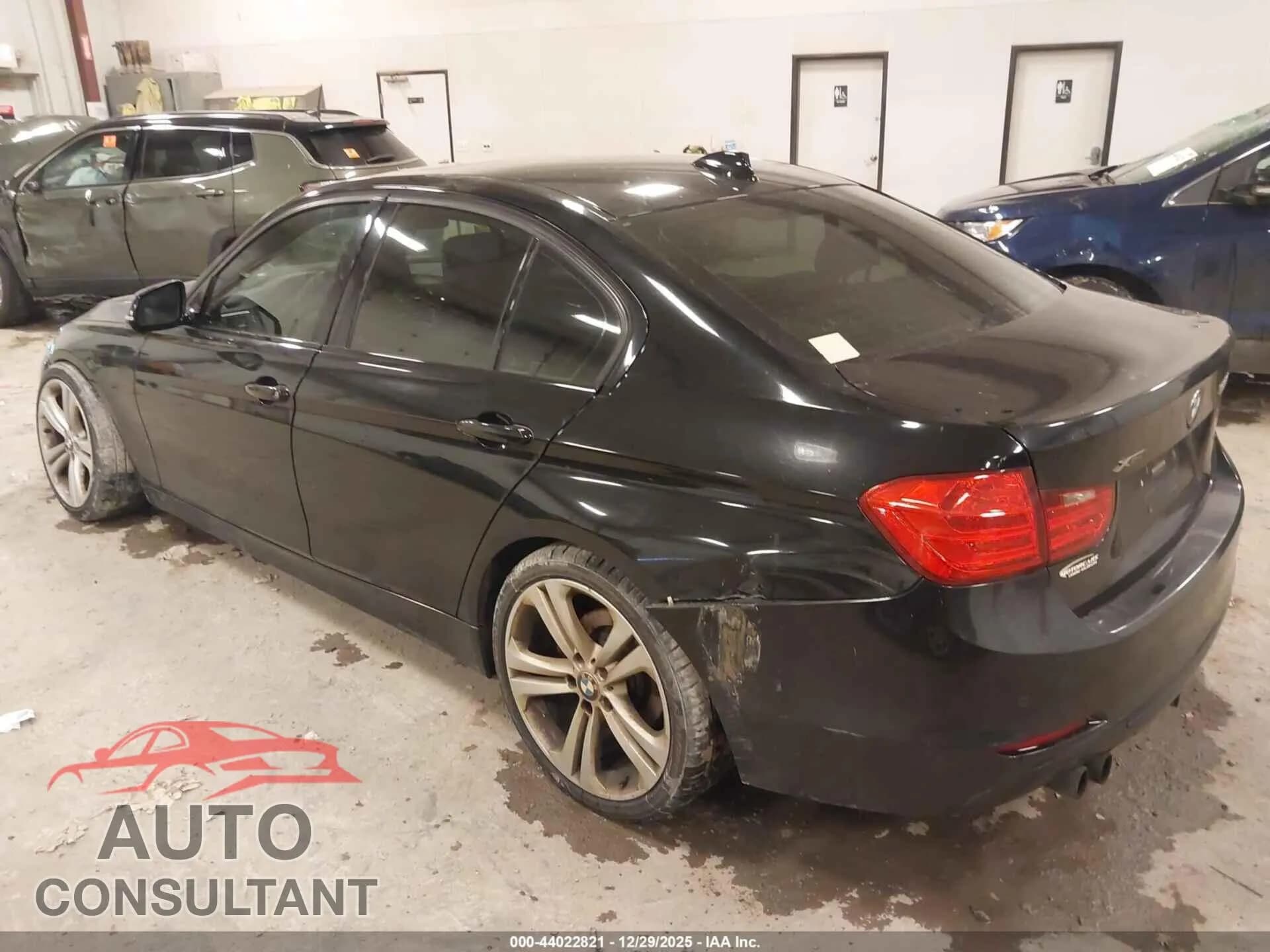 2014 BMW 328I Damaged VIN WBA3B3G57ENR83115 – side profile 2014 BMW 328I Damaged VIN WBA3B3G57ENR83115 – side profile