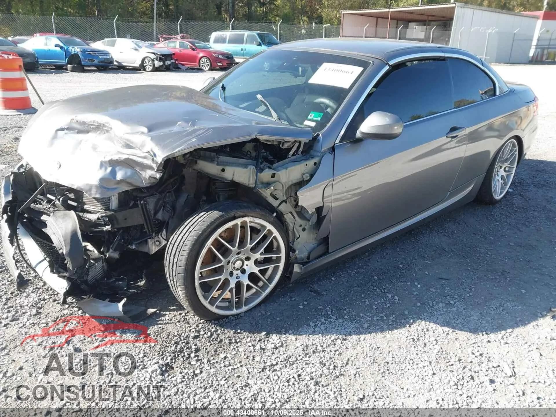 2011 BMW 335I Damaged VIN WBADX7C58BE578959 – rear exterior 2011 BMW 335I Damaged VIN WBADX7C58BE578959 – rear exterior