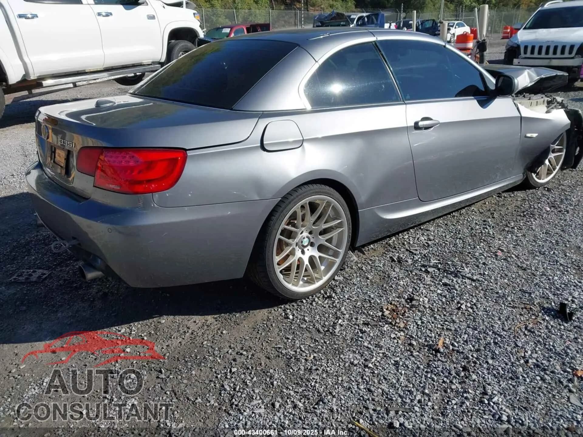 2011 BMW 335I Damaged VIN WBADX7C58BE578959 – dashboard 2011 BMW 335I Damaged VIN WBADX7C58BE578959 – dashboard