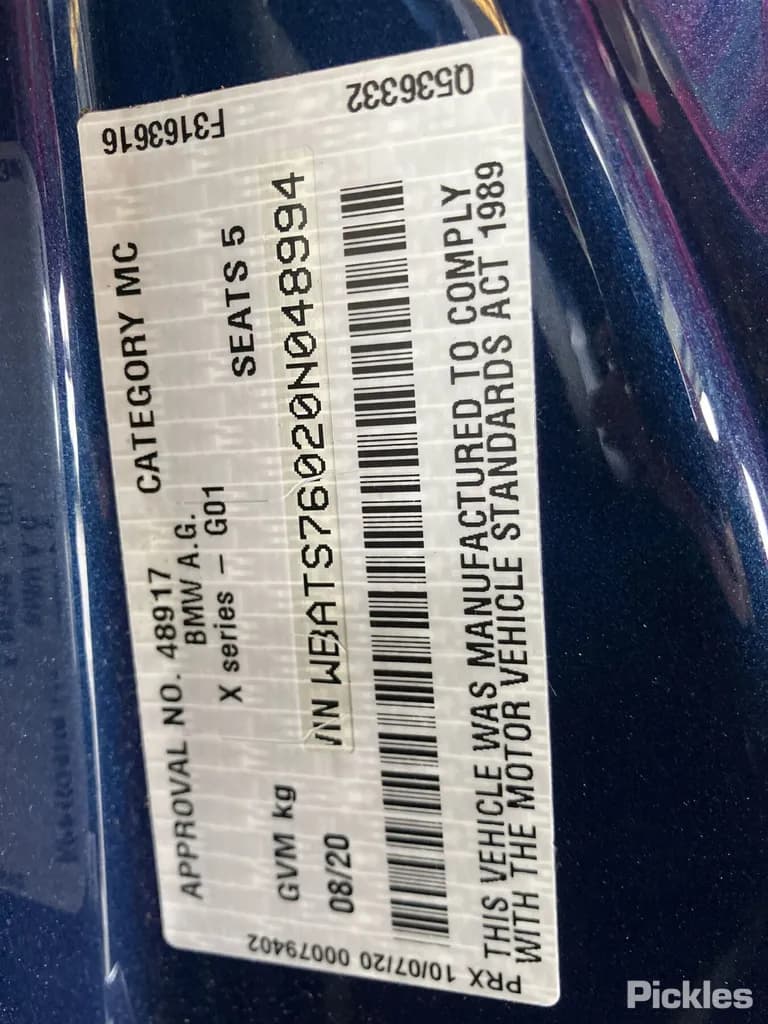 2020 BMW X3 Used VIN WBATS76020N048994 – photo 18 2020 BMW X3 Used VIN WBATS76020N048994 – photo 18