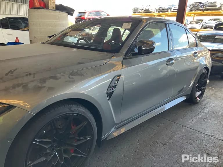 2023 BMW M3 Used VIN WBS42AY050FS09424 – front exterior 2023 BMW M3 Used VIN WBS42AY050FS09424 – front exterior