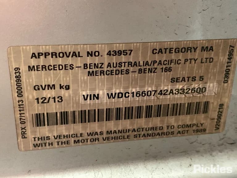 2013 Mercedes-Benz M-Class Used VIN WDC1660742A332600 – photo 16 2013 Mercedes-Benz M-Class Used VIN WDC1660742A332600 – photo 16