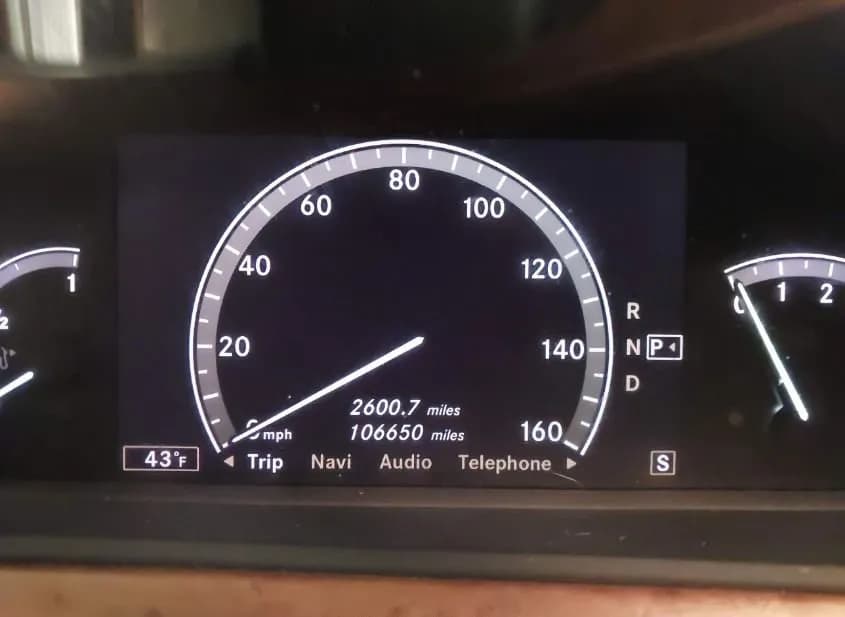 2007 MERCEDES-BENZ S-Class Used VIN WDDNG71X67A010130 – dashboard 2007 MERCEDES-BENZ S-Class Used VIN WDDNG71X67A010130 – dashboard