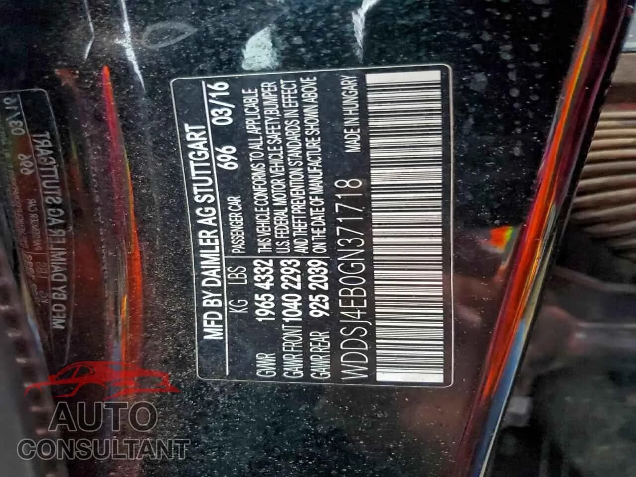 2016 MERCEDES-BENZ CLA-CLASS Damaged VIN WDDSJ4EB0GN371718 – photo 13 2016 MERCEDES-BENZ CLA-CLASS Damaged VIN WDDSJ4EB0GN371718 – photo 13