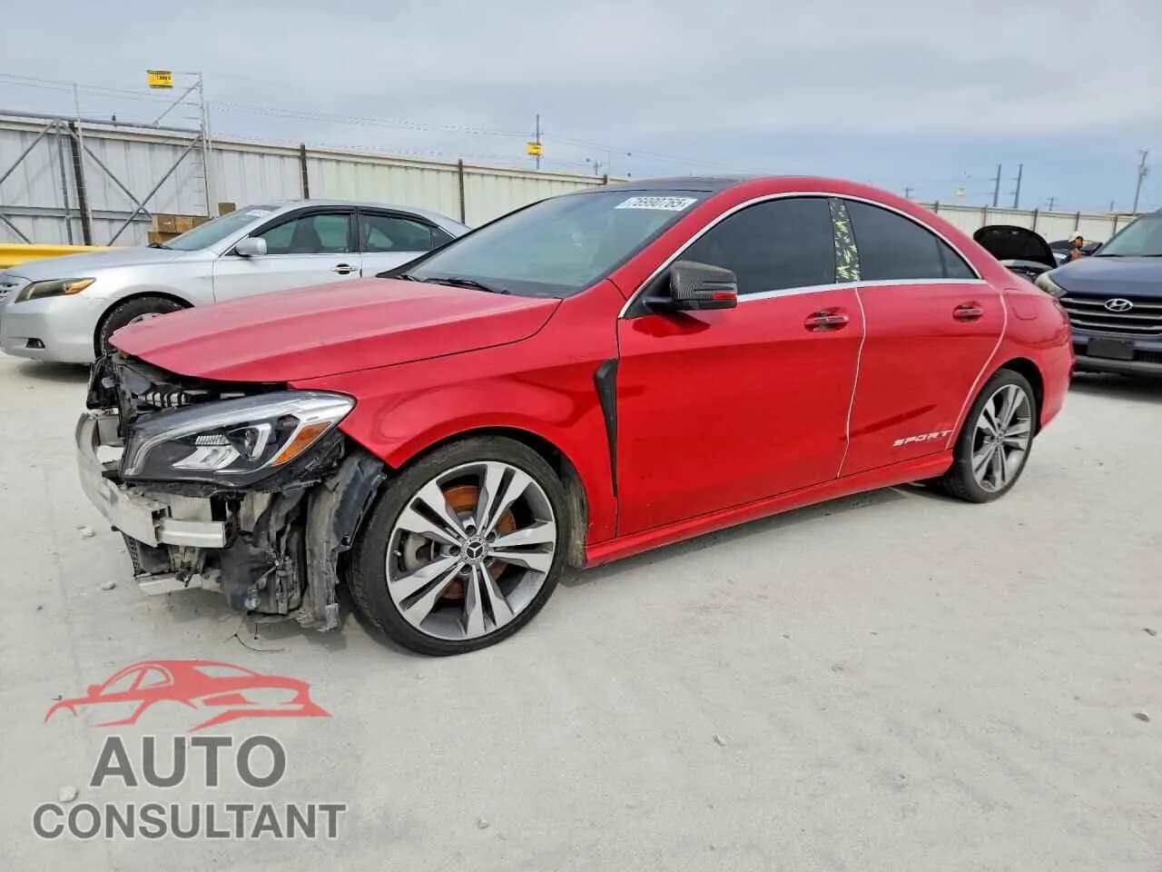 2019 MERCEDES-BENZ CLA-CLASS Damaged VIN WDDSJ4EB9KN704930 – front exterior 2019 MERCEDES-BENZ CLA-CLASS Damaged VIN WDDSJ4EB9KN704930 – front exterior