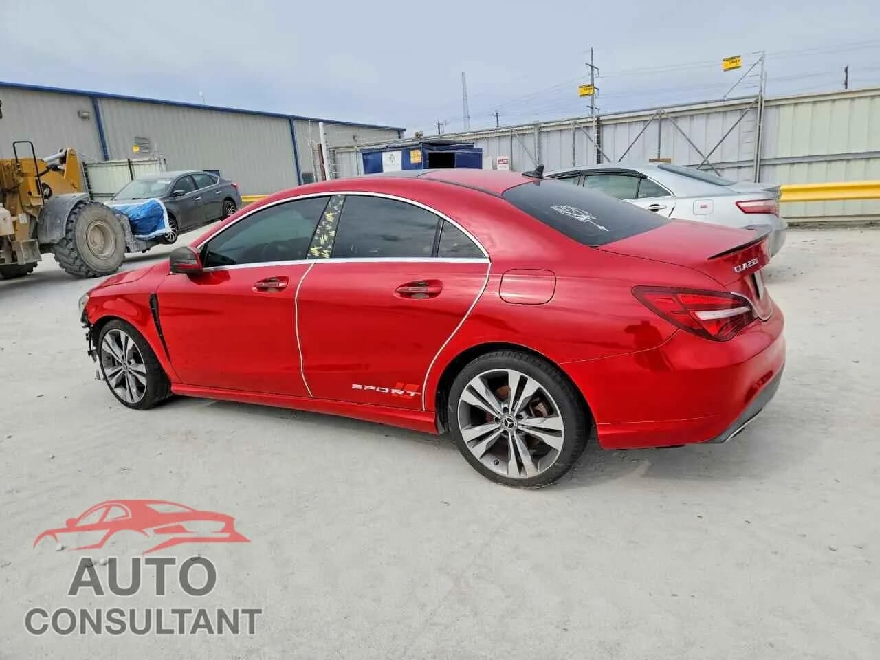 2019 MERCEDES-BENZ CLA-CLASS Damaged VIN WDDSJ4EB9KN704930 – rear exterior 2019 MERCEDES-BENZ CLA-CLASS Damaged VIN WDDSJ4EB9KN704930 – rear exterior