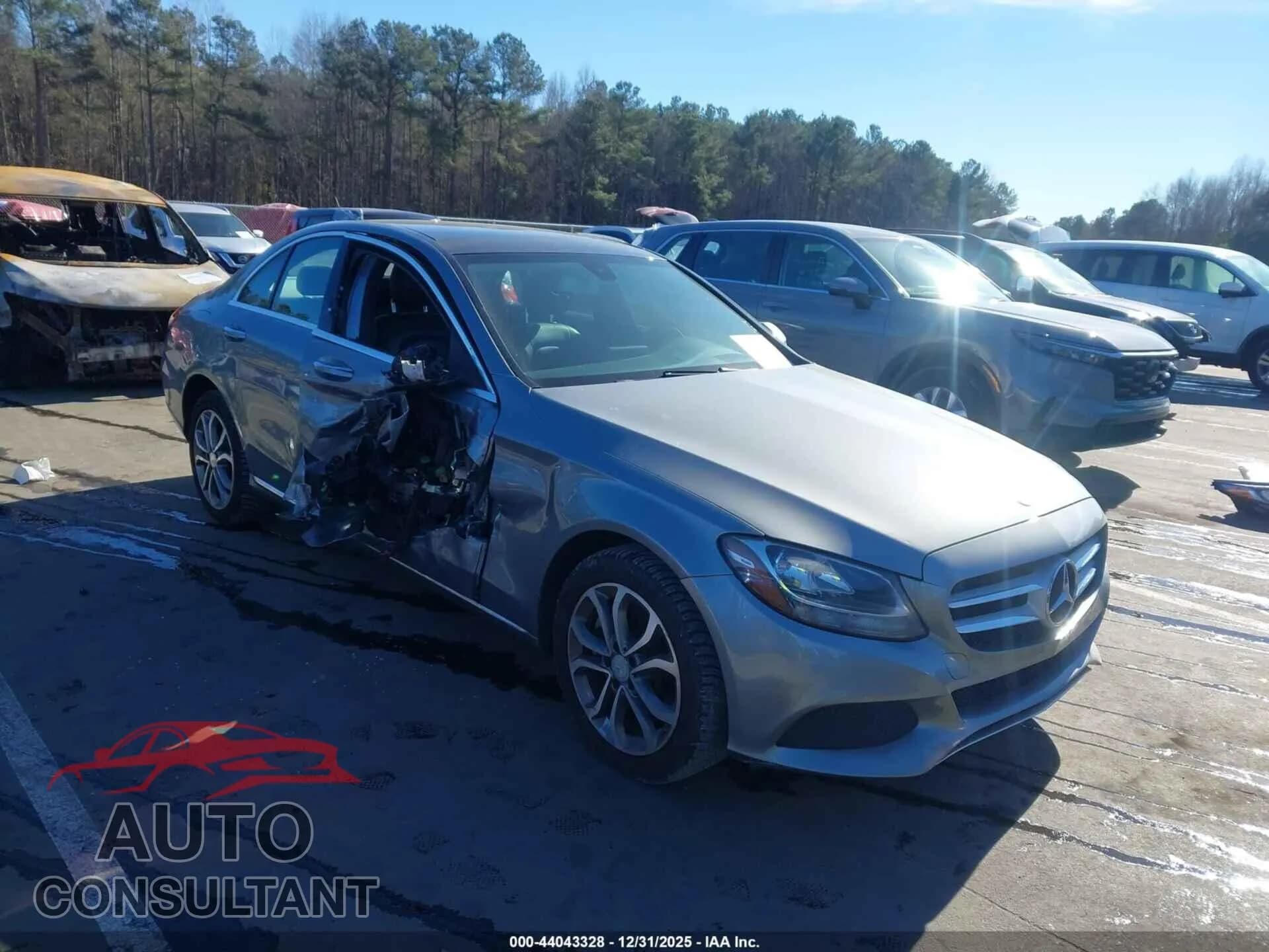 2016 MERCEDES-BENZ C 300 Damaged VIN WDDWF4KB3GR124998 – front exterior 2016 MERCEDES-BENZ C 300 Damaged VIN WDDWF4KB3GR124998 – front exterior