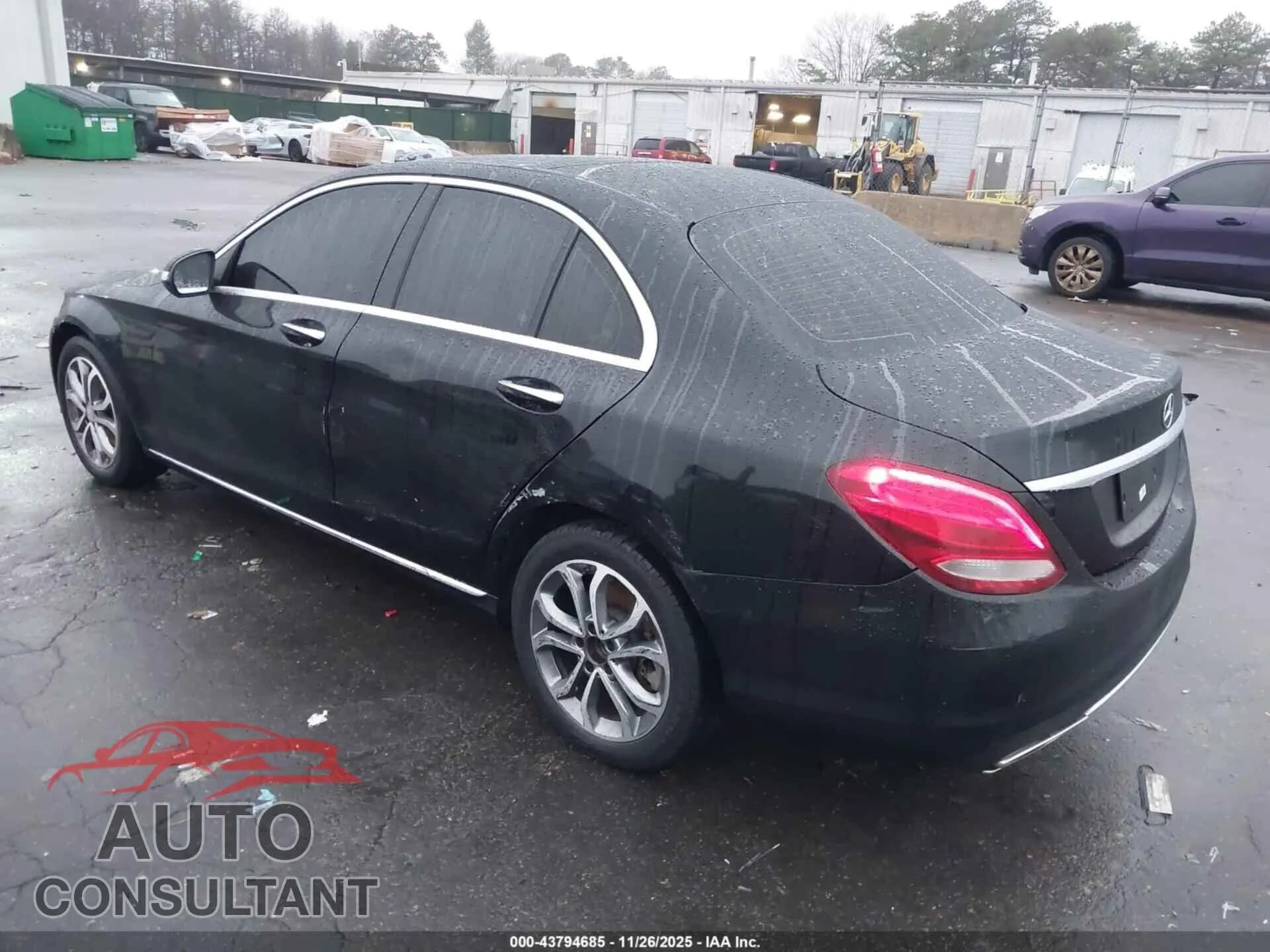 2018 MERCEDES-BENZ C 300 Damaged VIN WDDWF4KB9JR356254 – side profile 2018 MERCEDES-BENZ C 300 Damaged VIN WDDWF4KB9JR356254 – side profile