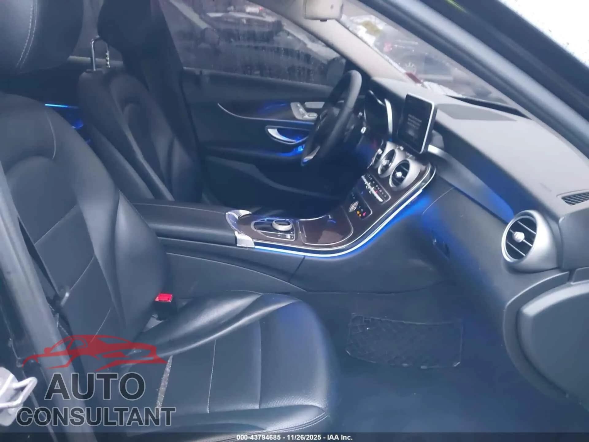 2018 MERCEDES-BENZ C 300 Damaged VIN WDDWF4KB9JR356254 – interior seats 2018 MERCEDES-BENZ C 300 Damaged VIN WDDWF4KB9JR356254 – interior seats