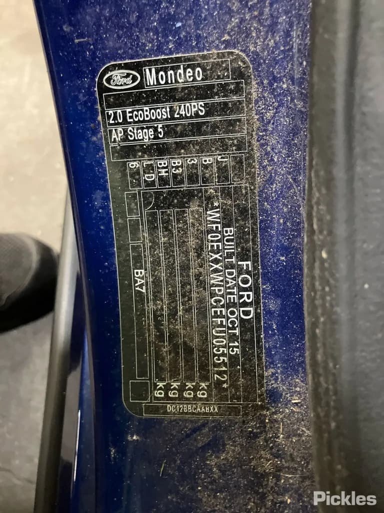 2015 Ford Mondeo Used VIN WF0EXXWPCEFU05512 – front exterior 2015 Ford Mondeo Used VIN WF0EXXWPCEFU05512 – front exterior