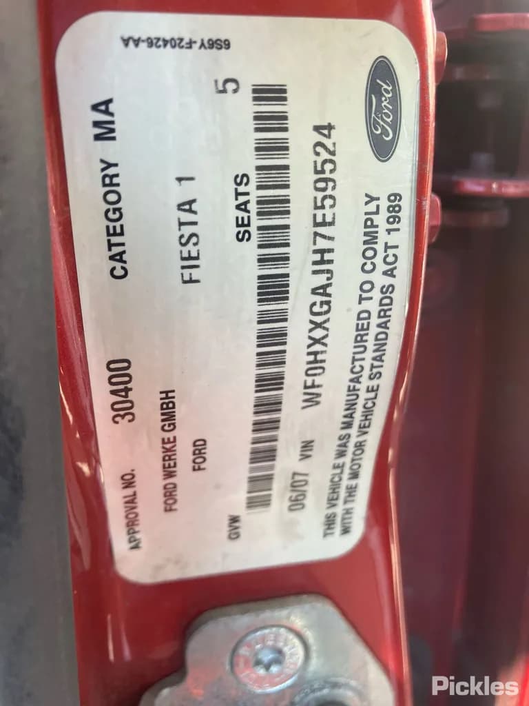 2007 Ford Fiesta Used VIN WF0HXXGAJH7E59524 – photo 17 2007 Ford Fiesta Used VIN WF0HXXGAJH7E59524 – photo 17