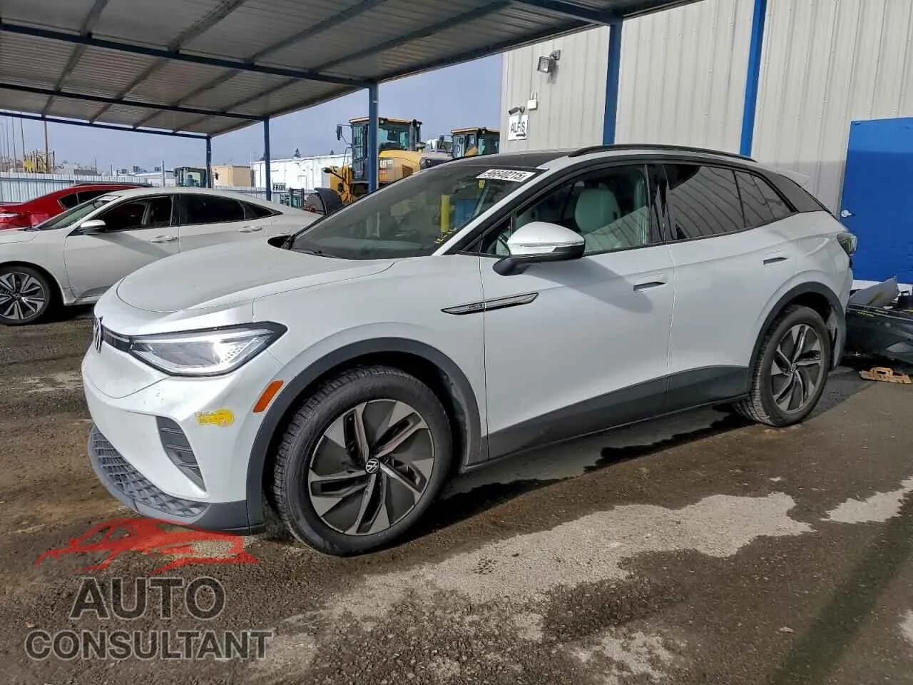 2021 VOLKSWAGEN ID.4 PRO S Damaged VIN WVGTMPE29MP063403 – front exterior 2021 VOLKSWAGEN ID.4 PRO S Damaged VIN WVGTMPE29MP063403 – front exterior