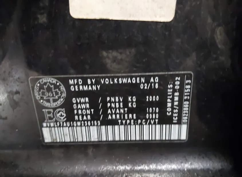 2016 VOLKSWAGEN Golf R Used VIN WVWLF7AU1GW236153 – photo 13 2016 VOLKSWAGEN Golf R Used VIN WVWLF7AU1GW236153 – photo 13