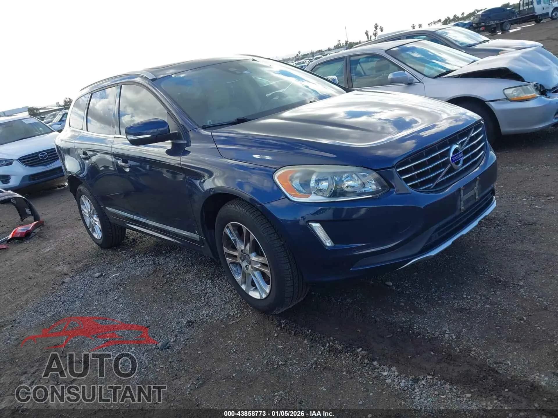 2015 VOLVO XC60 Damaged VIN YV440MDK0F2714418 – front exterior 2015 VOLVO XC60 Damaged VIN YV440MDK0F2714418 – front exterior
