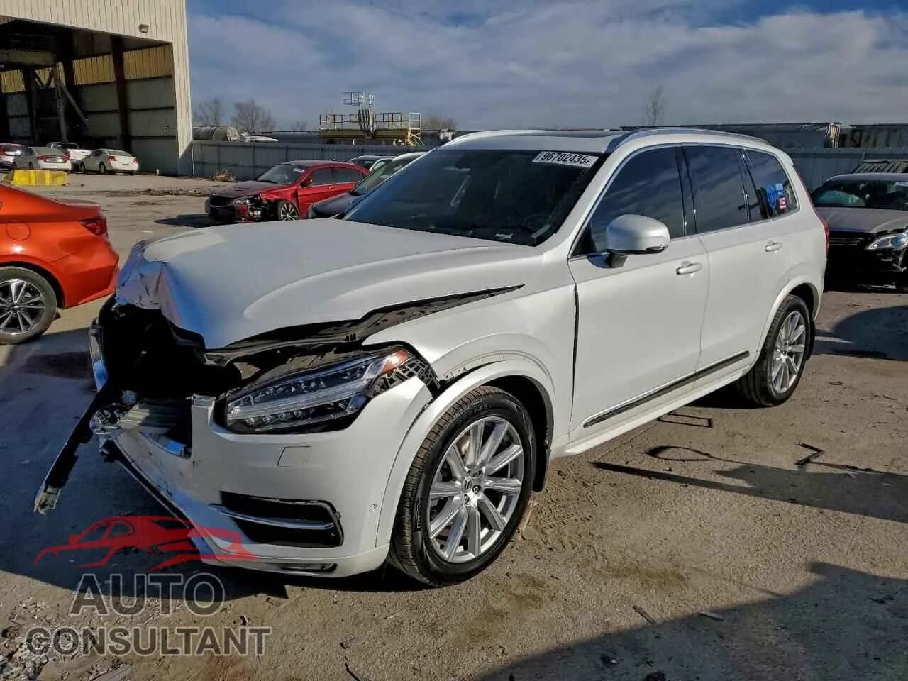 2016 VOLVO XC90 Damaged VIN YV4A22PL3G1016964 – front exterior 2016 VOLVO XC90 Damaged VIN YV4A22PL3G1016964 – front exterior