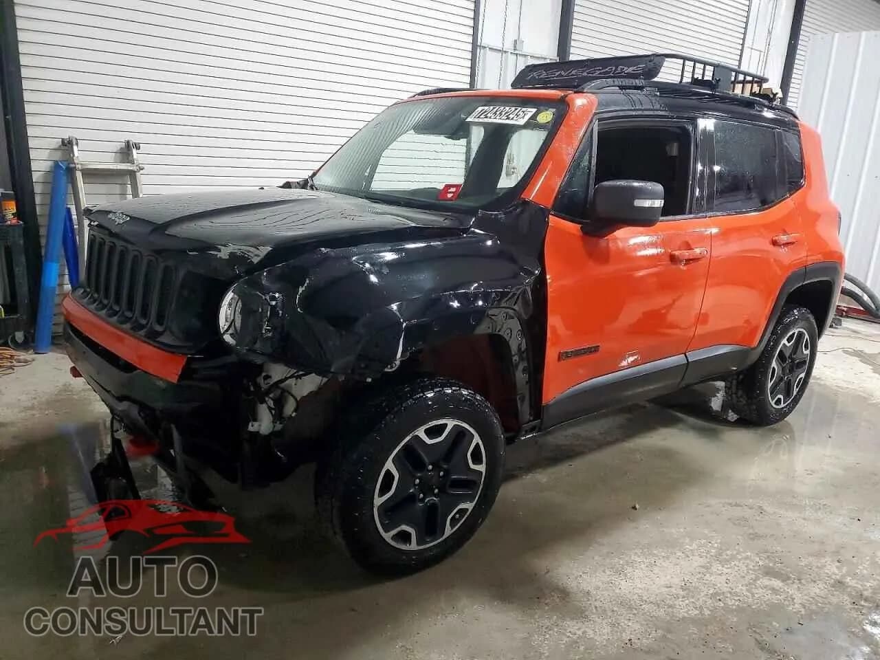 2016 JEEP RENEGADE Damaged VIN ZACCJBCT2GPE29723 – front exterior 2016 JEEP RENEGADE Damaged VIN ZACCJBCT2GPE29723 – front exterior
