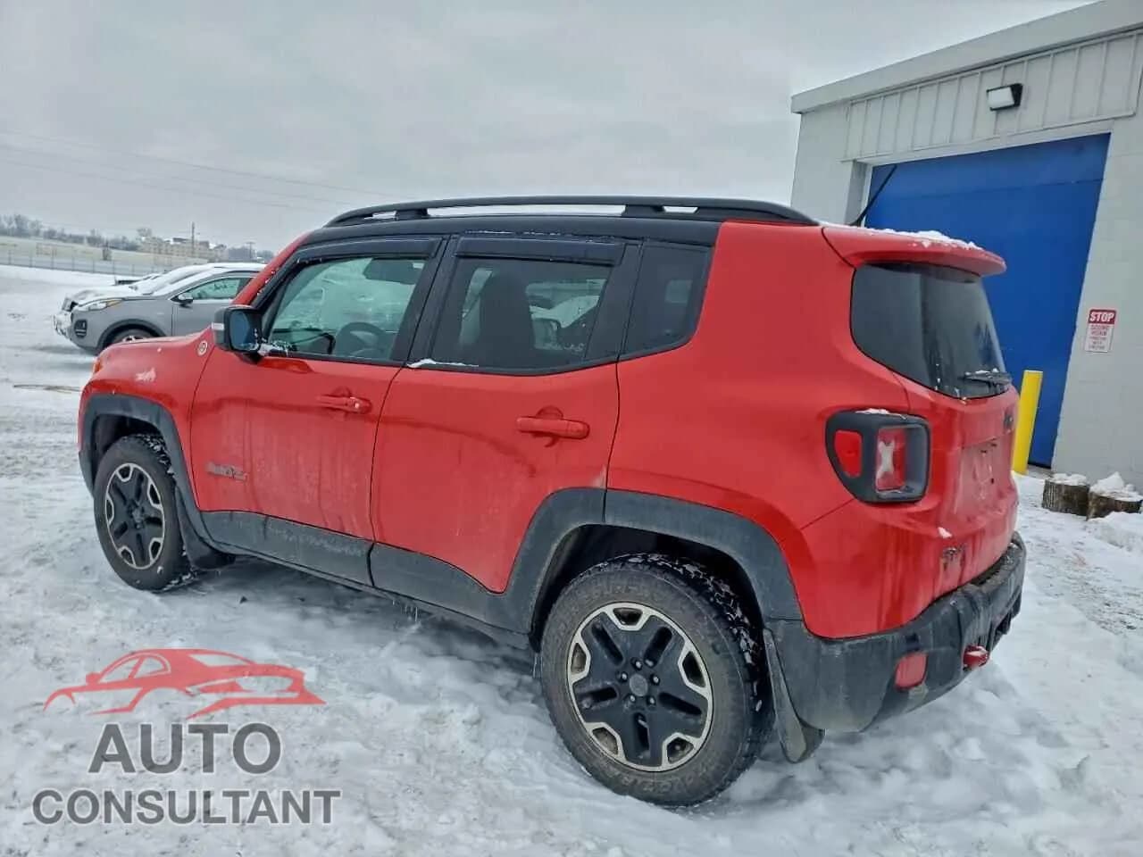 2016 JEEP RENEGADE Damaged VIN ZACCJBCT8GPC65295 – rear exterior 2016 JEEP RENEGADE Damaged VIN ZACCJBCT8GPC65295 – rear exterior