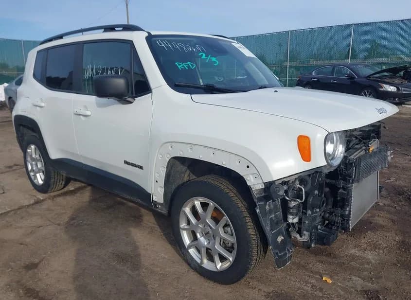 2022 JEEP Renegade Used VIN ZACNJDB14NPN69819 – undercarriage 2022 JEEP Renegade Used VIN ZACNJDB14NPN69819 – undercarriage