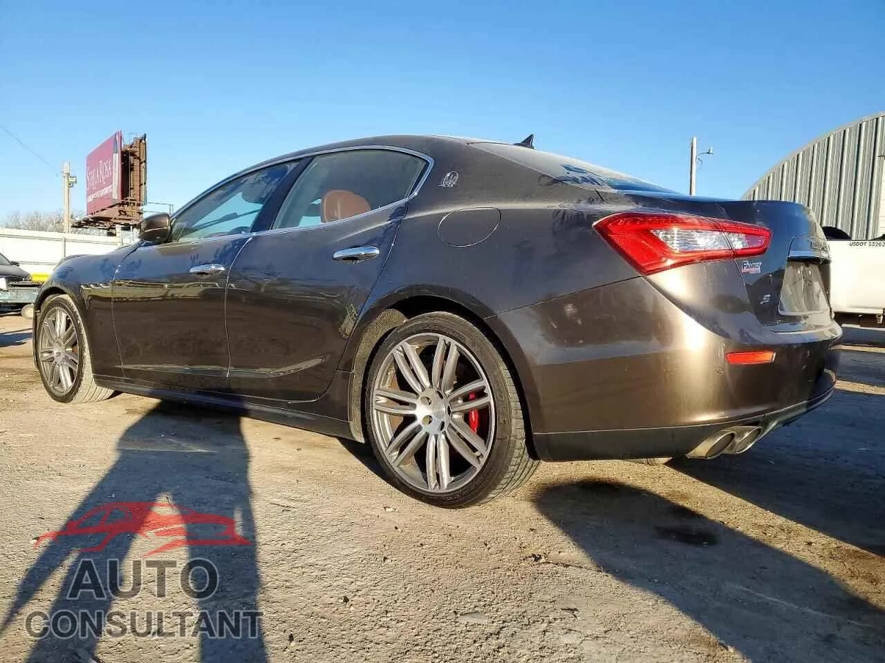 2017 MASERATI ALL MODELS Damaged VIN ZAM57RSA4H1213580 – rear exterior 2017 MASERATI ALL MODELS Damaged VIN ZAM57RSA4H1213580 – rear exterior