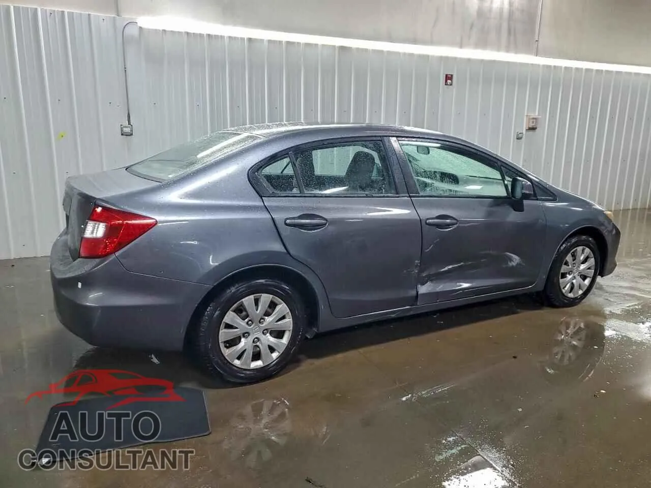 2012 HONDA CIVIC Damaged VIN 19XFB2F53CE109339 – side profile