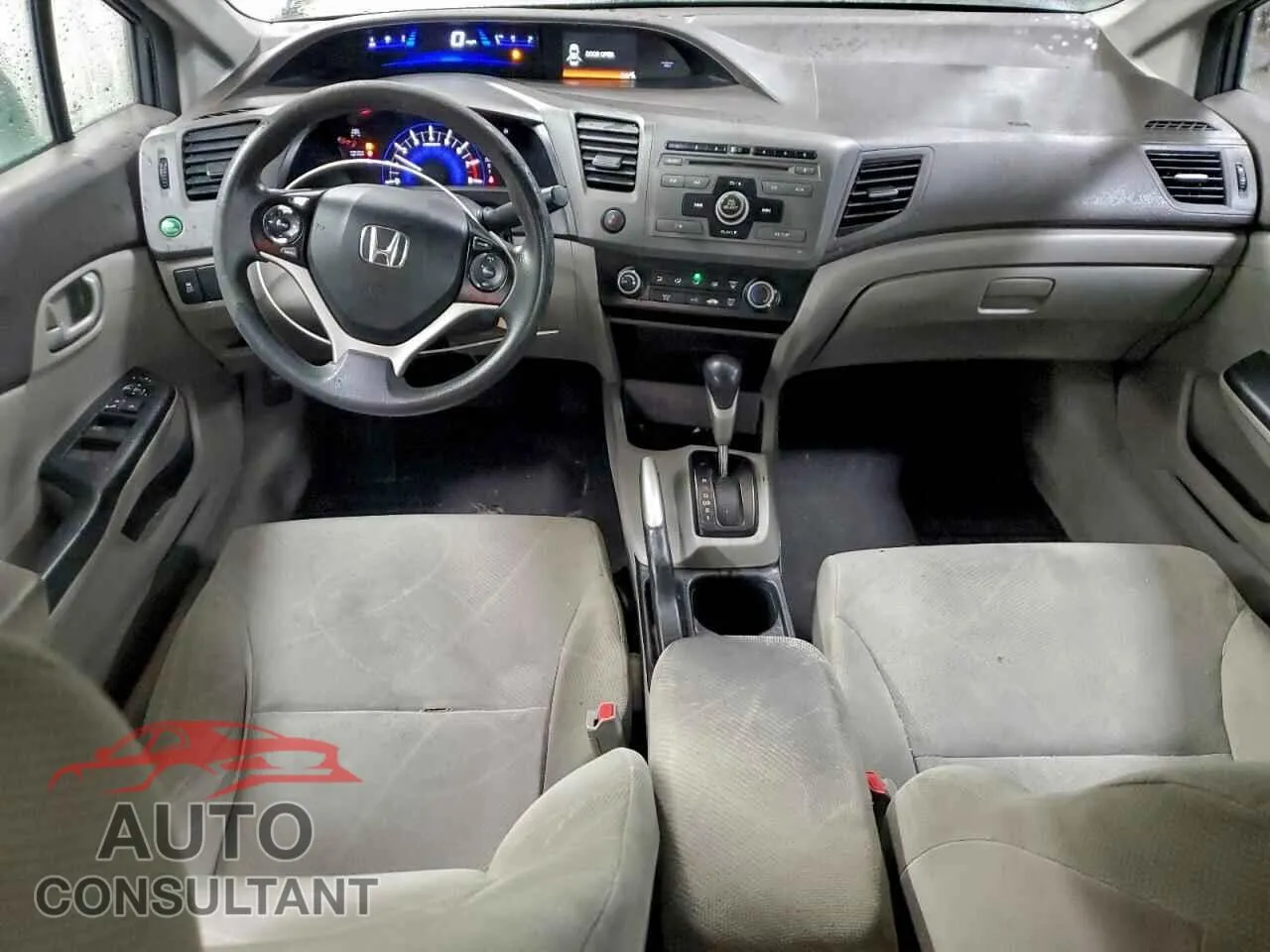 2012 HONDA CIVIC Damaged VIN 19XFB2F53CE109339 – undercarriage