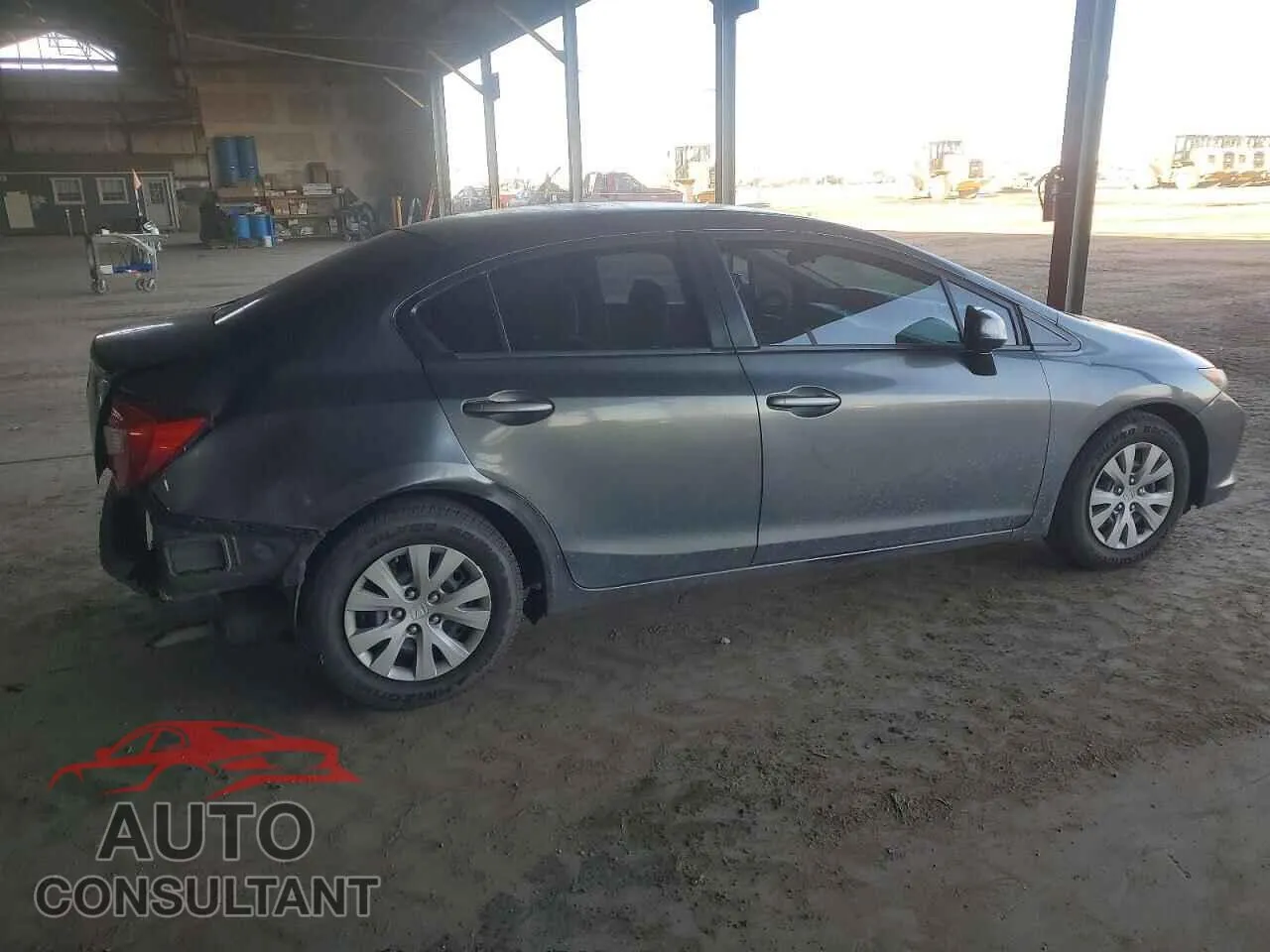 2012 HONDA CIVIC Damaged VIN 19XFB2F54CE371659 – side profile