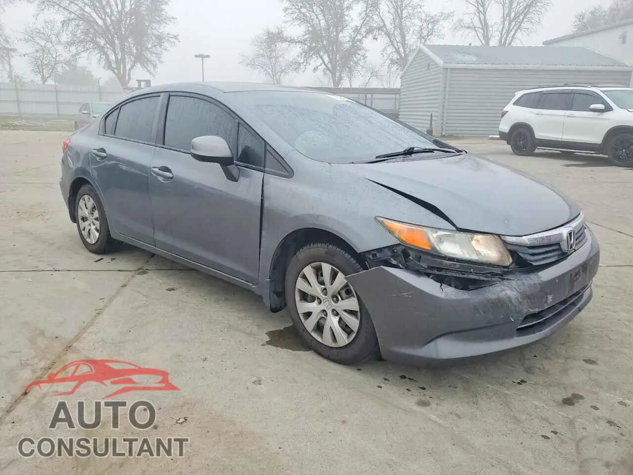 2012 HONDA CIVIC Damaged VIN 19XFB2F57CE376192 – dashboard