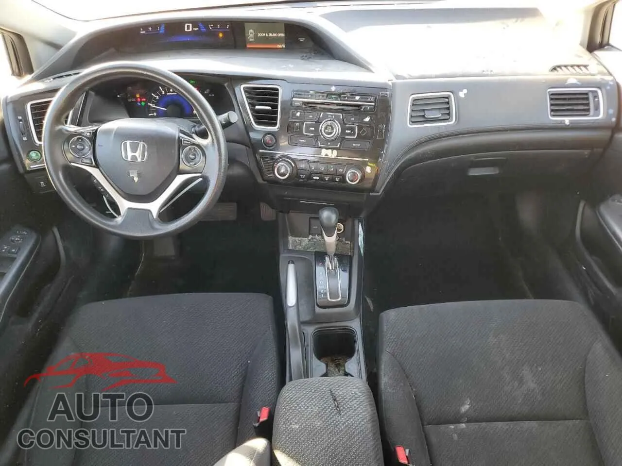 2013 HONDA CIVIC Damaged VIN 19XFB2F57DE099514 – undercarriage