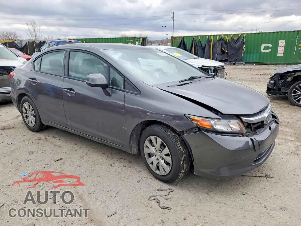 2012 HONDA CIVIC Damaged VIN 19XFB2F58CE018003 – dashboard