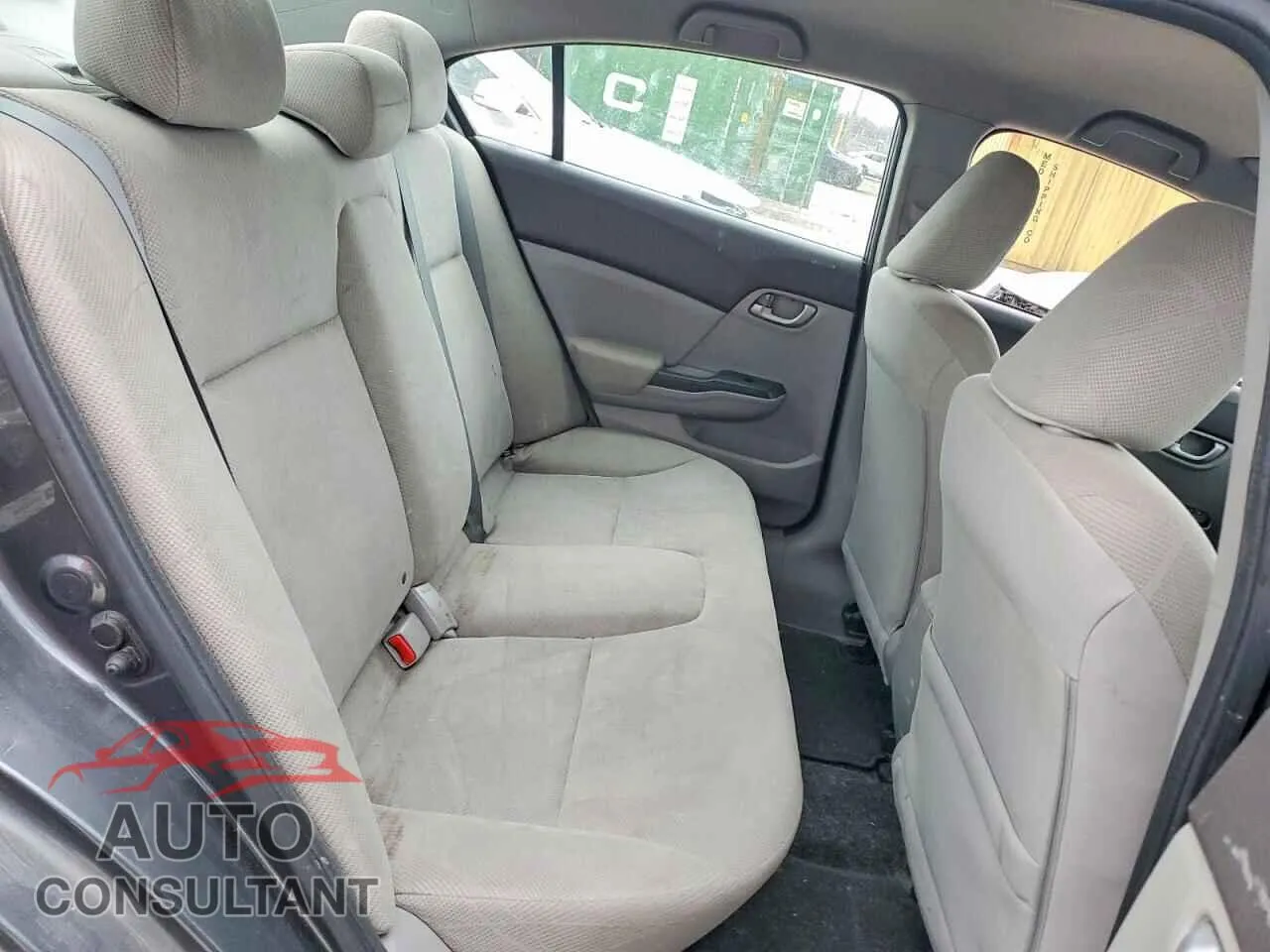 2012 HONDA CIVIC Damaged VIN 19XFB2F58CE018003 – odometer reading