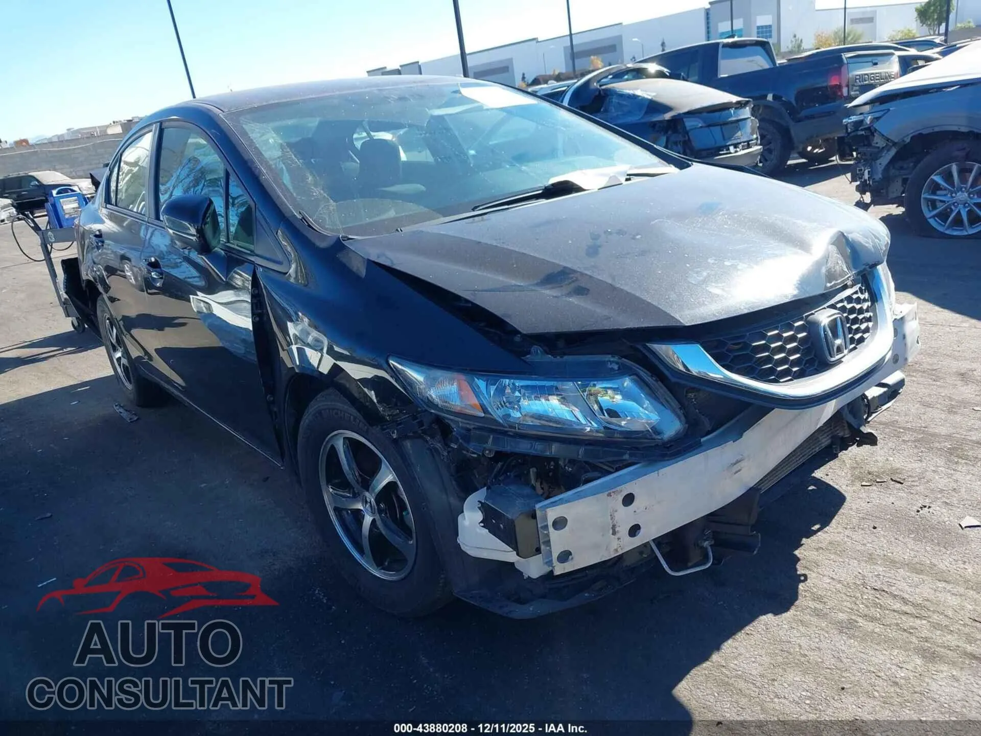 2015 HONDA CIVIC VIN 19XFB2F78FE249053