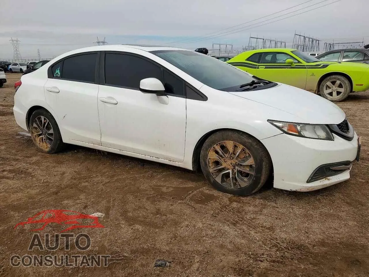2013 HONDA CIVIC Damaged VIN 19XFB2F84DE282086 – dashboard