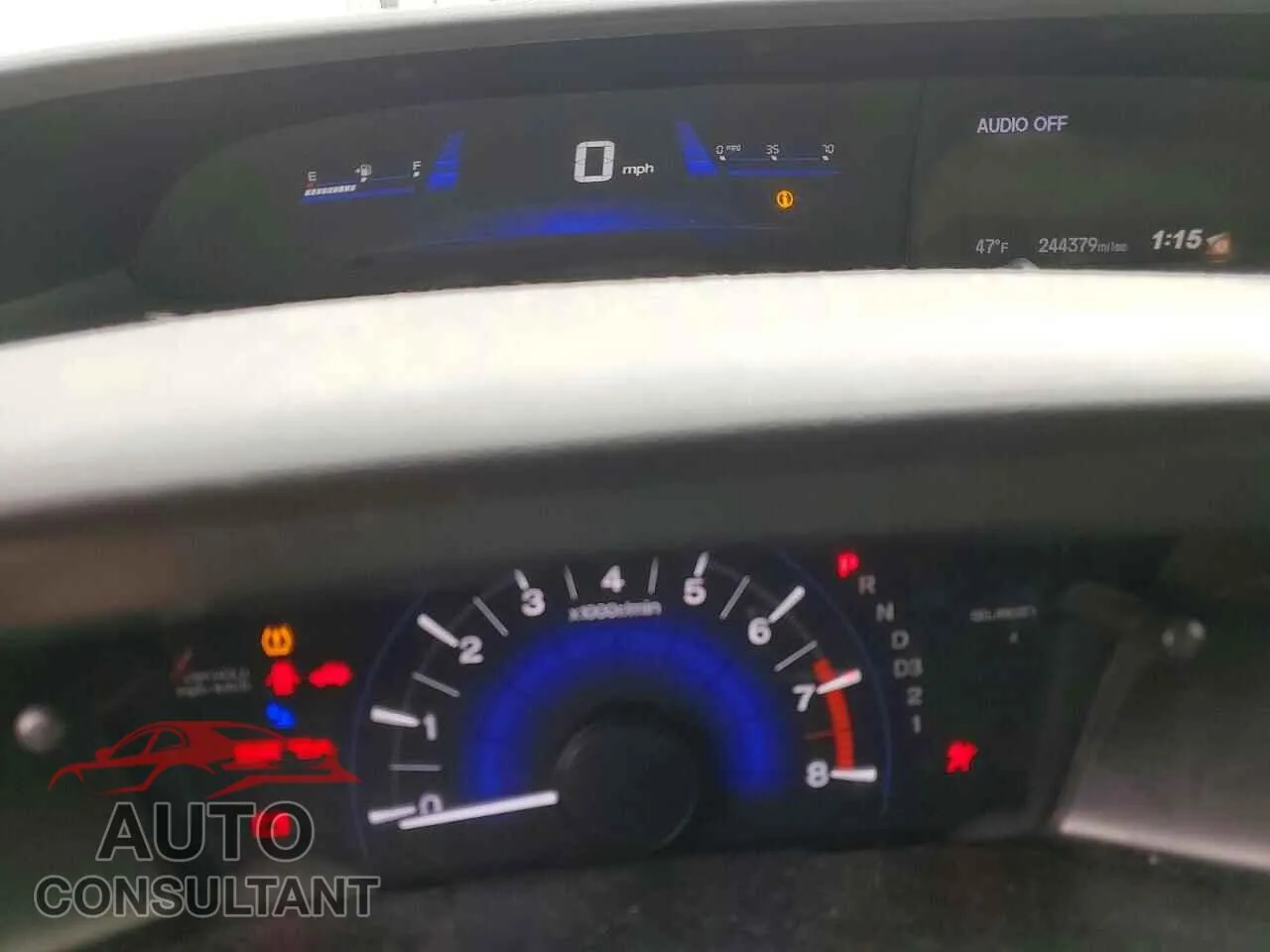 2013 HONDA CIVIC Damaged VIN 19XFB2F84DE282086 – trunk area