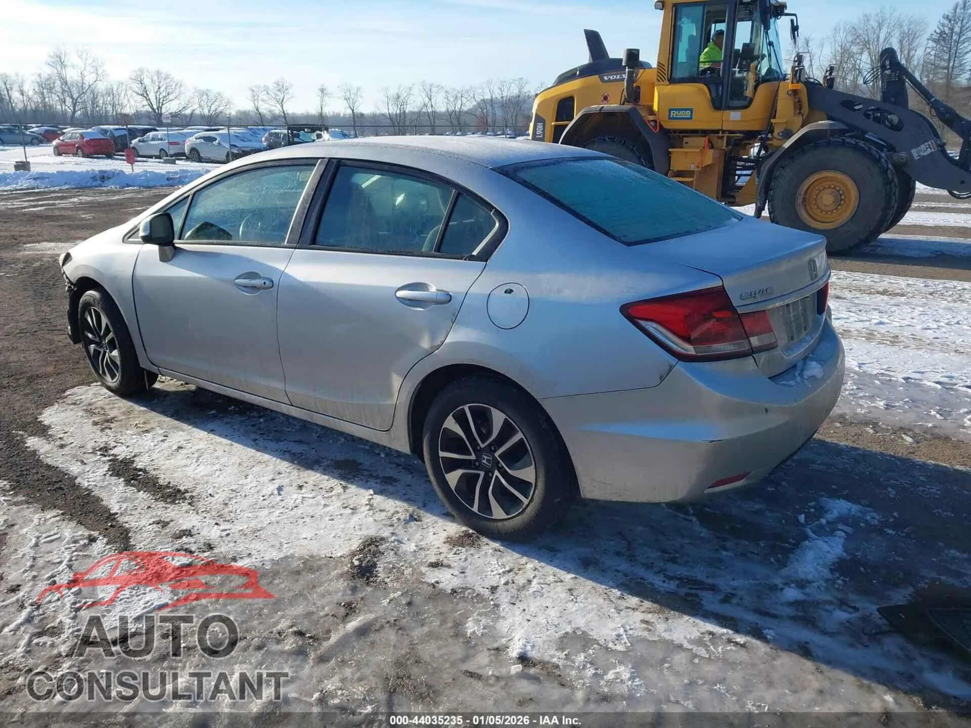 2013 HONDA CIVIC Damaged VIN 19XFB2F89DE023965 – side profile