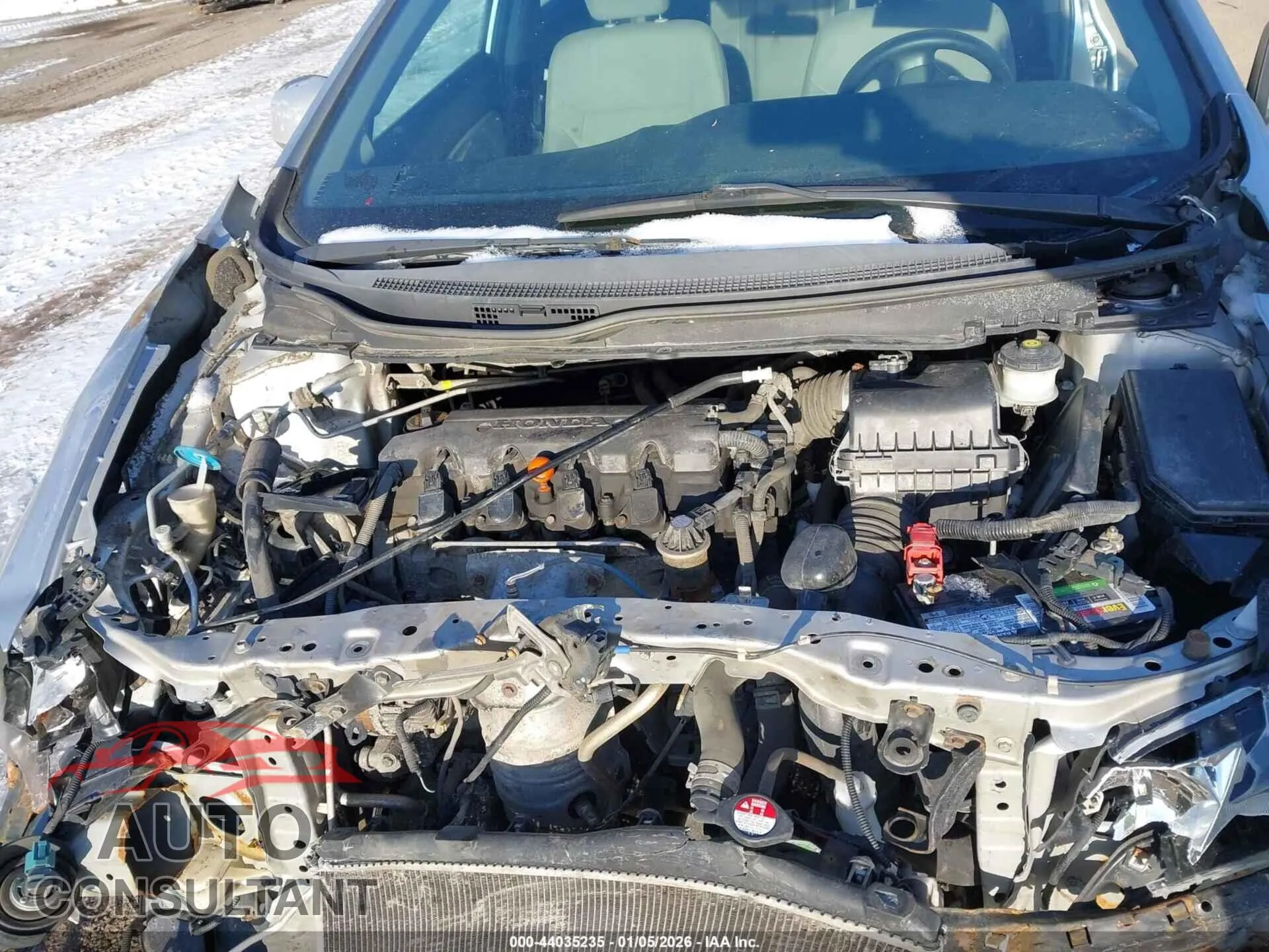 2013 HONDA CIVIC Damaged VIN 19XFB2F89DE023965 – odometer reading