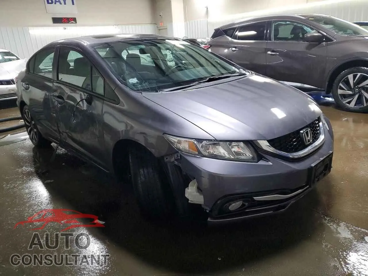 2015 HONDA CIVIC Damaged VIN 19XFB2F93FE038716 – dashboard