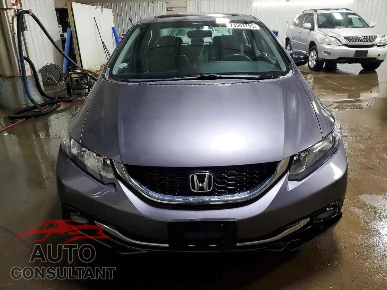 2015 HONDA CIVIC Damaged VIN 19XFB2F93FE038716 – interior seats