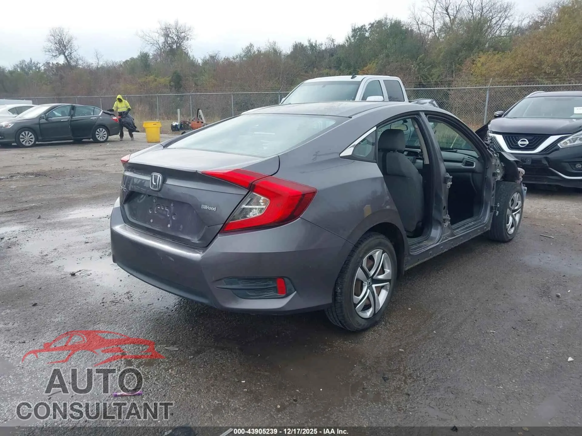 2016 HONDA CIVIC Damaged VIN 19XFC2F56GE037992 – dashboard