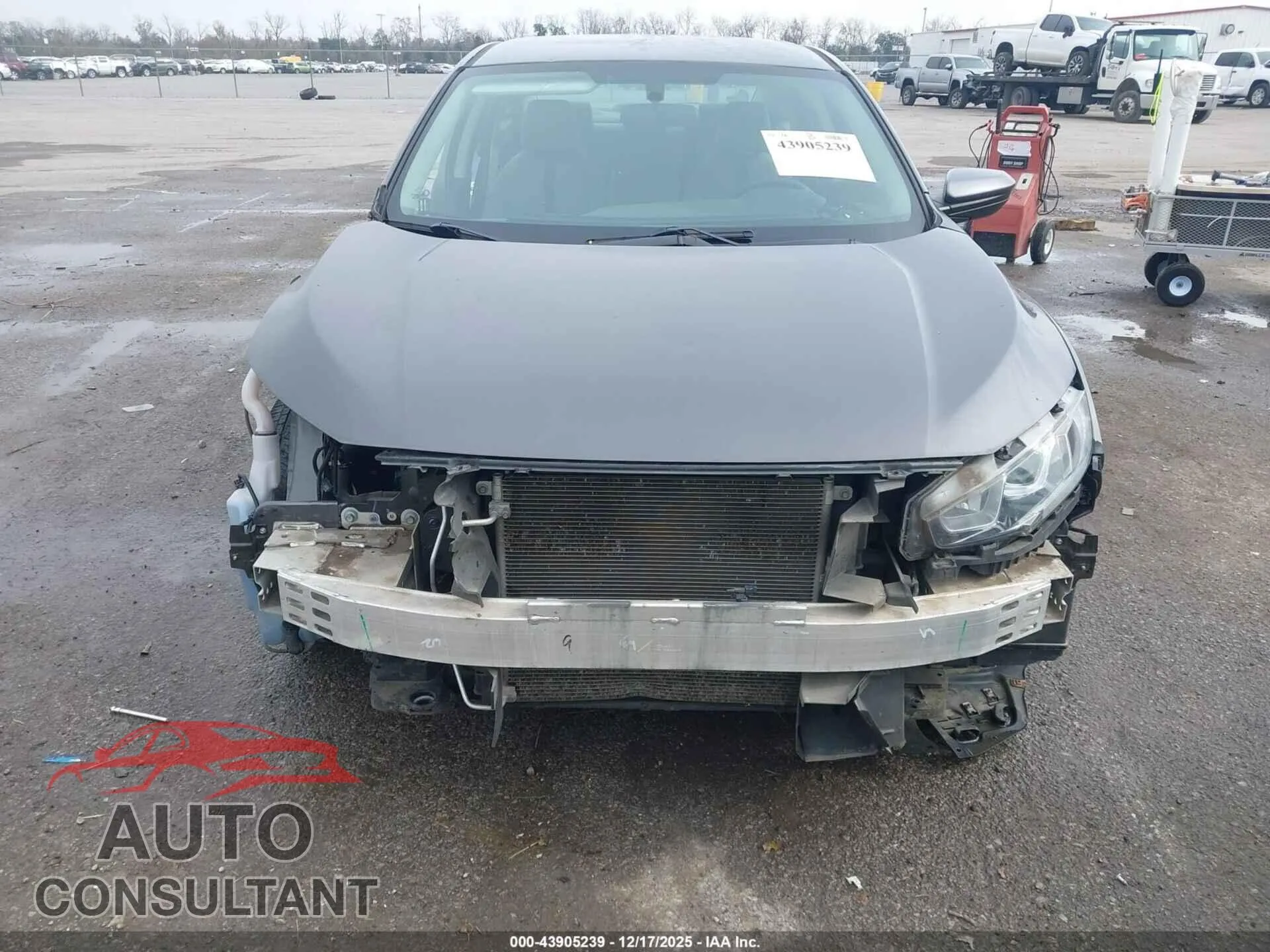 2016 HONDA CIVIC Damaged VIN 19XFC2F56GE037992 – engine bay
