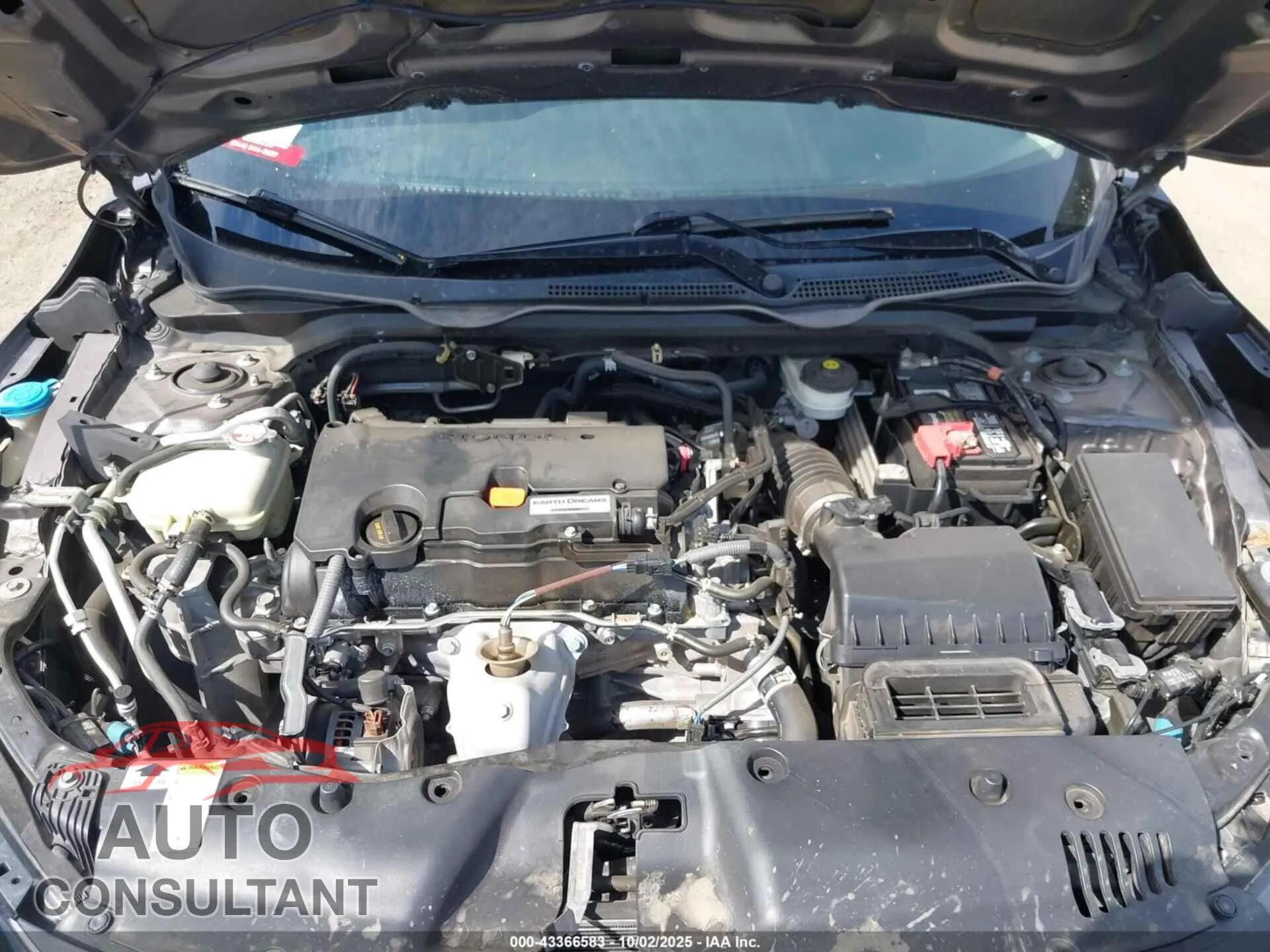2019 HONDA CIVIC Damaged VIN 19XFC2F61KE208424 – odometer reading