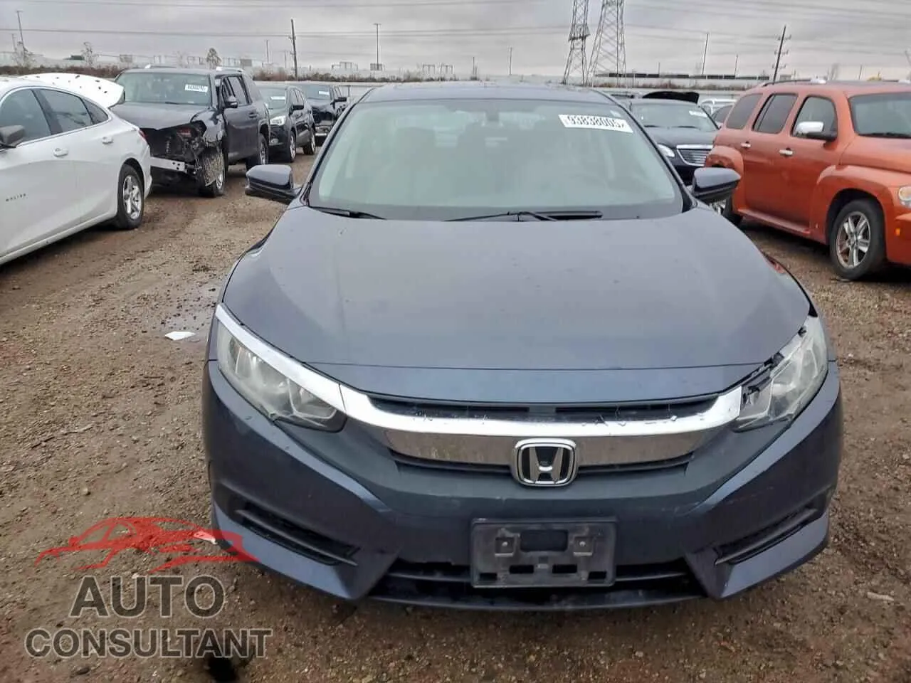 2016 HONDA CIVIC Damaged VIN 19XFC2F74GE041573 – interior seats