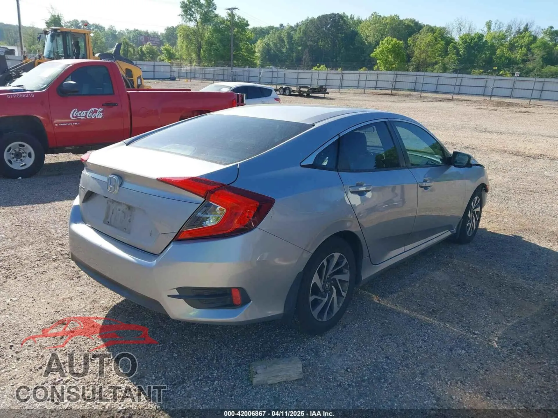 2016 HONDA CIVIC Damaged VIN 19XFC2F76GE005108 – dashboard