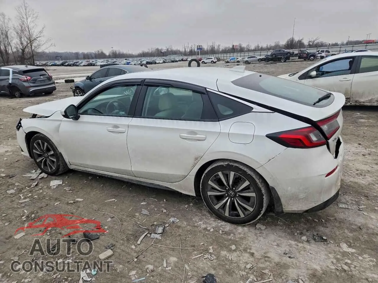 2023 HONDA CIVIC Damaged VIN 19XFL1H7XPE016524 – rear exterior