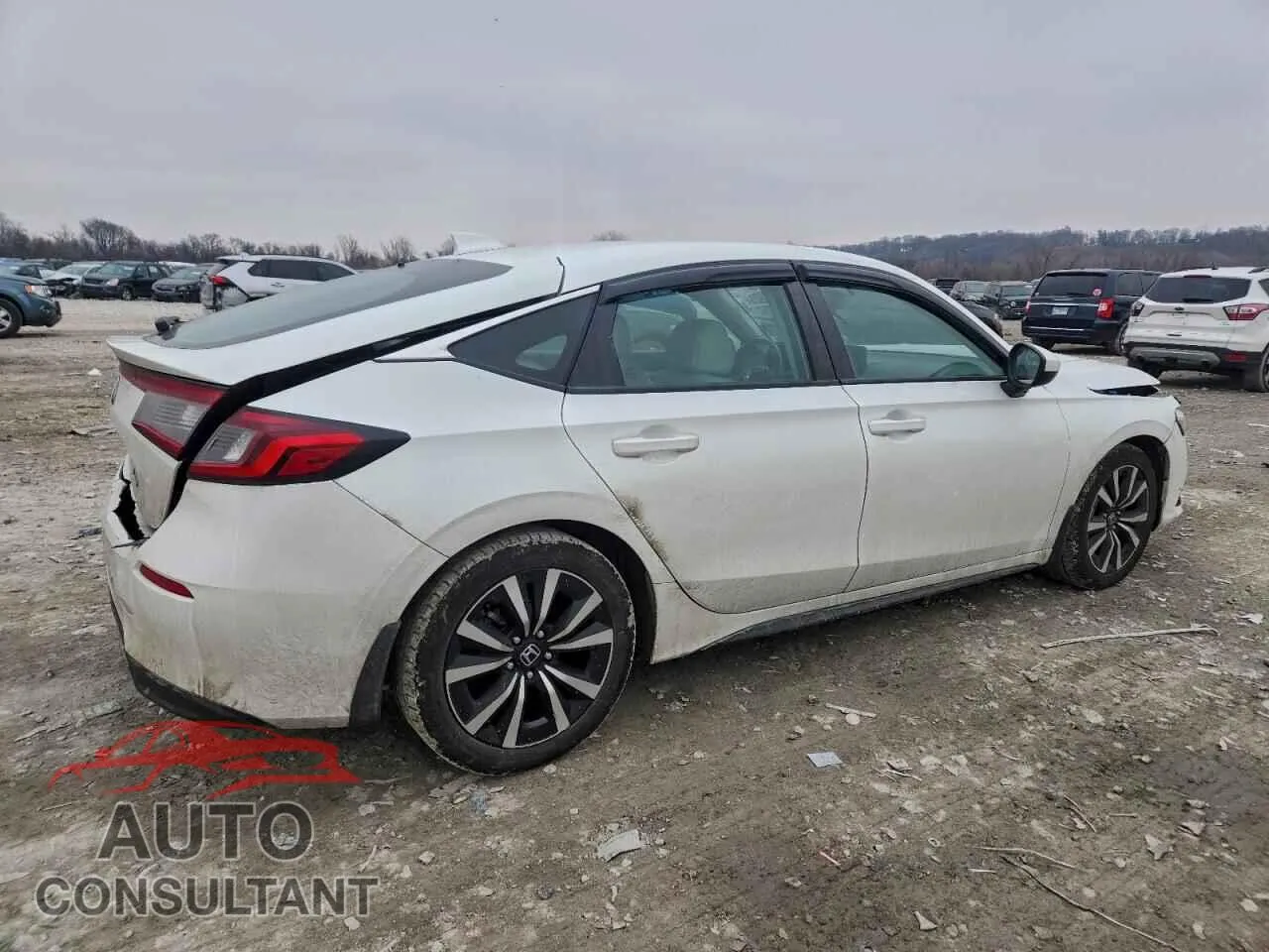 2023 HONDA CIVIC Damaged VIN 19XFL1H7XPE016524 – side profile