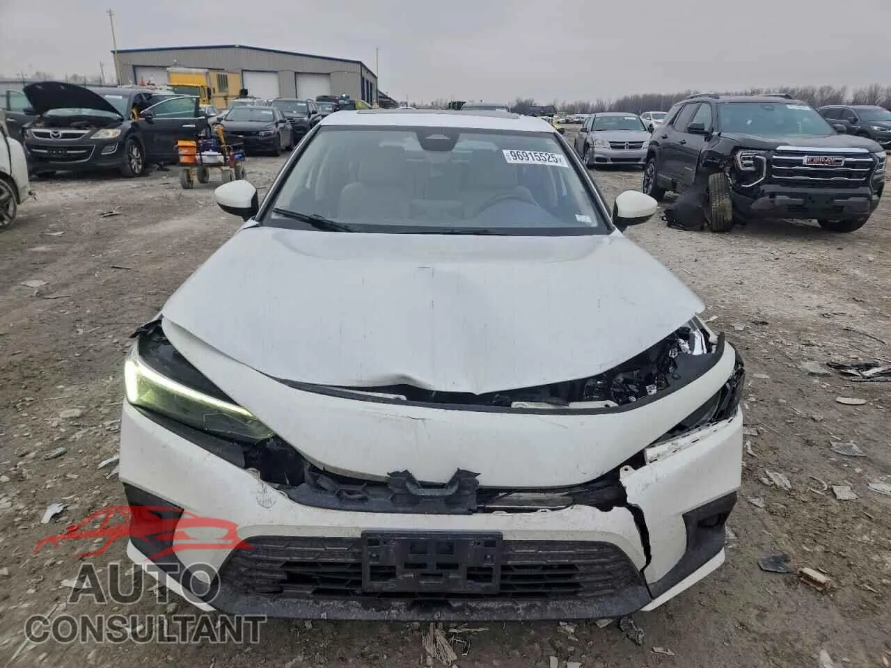 2023 HONDA CIVIC Damaged VIN 19XFL1H7XPE016524 – interior seats